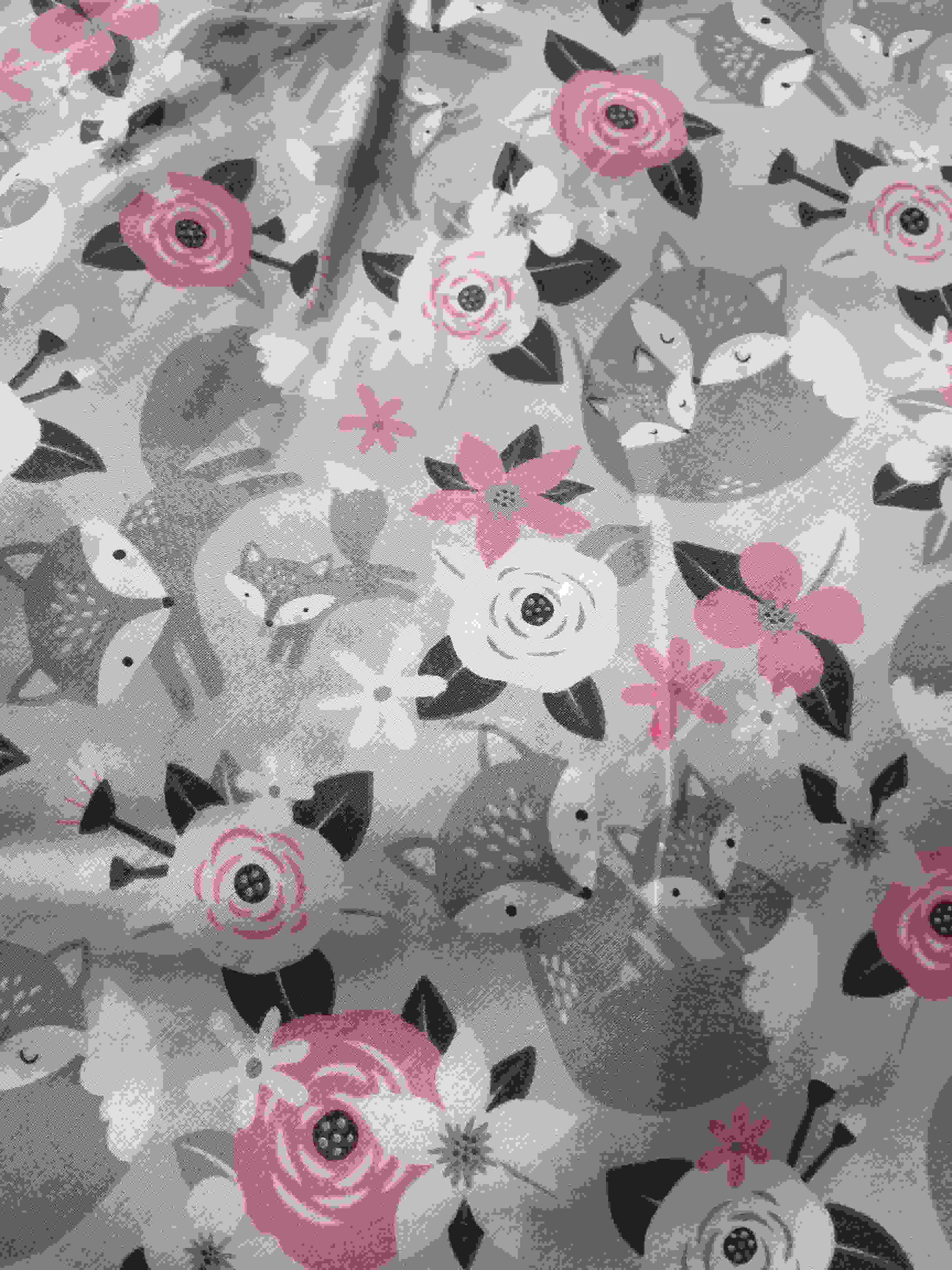 KHC Kojící těhotenský relaxační polštář Miki Obrovský Lišky s liščaty Pratelný potah