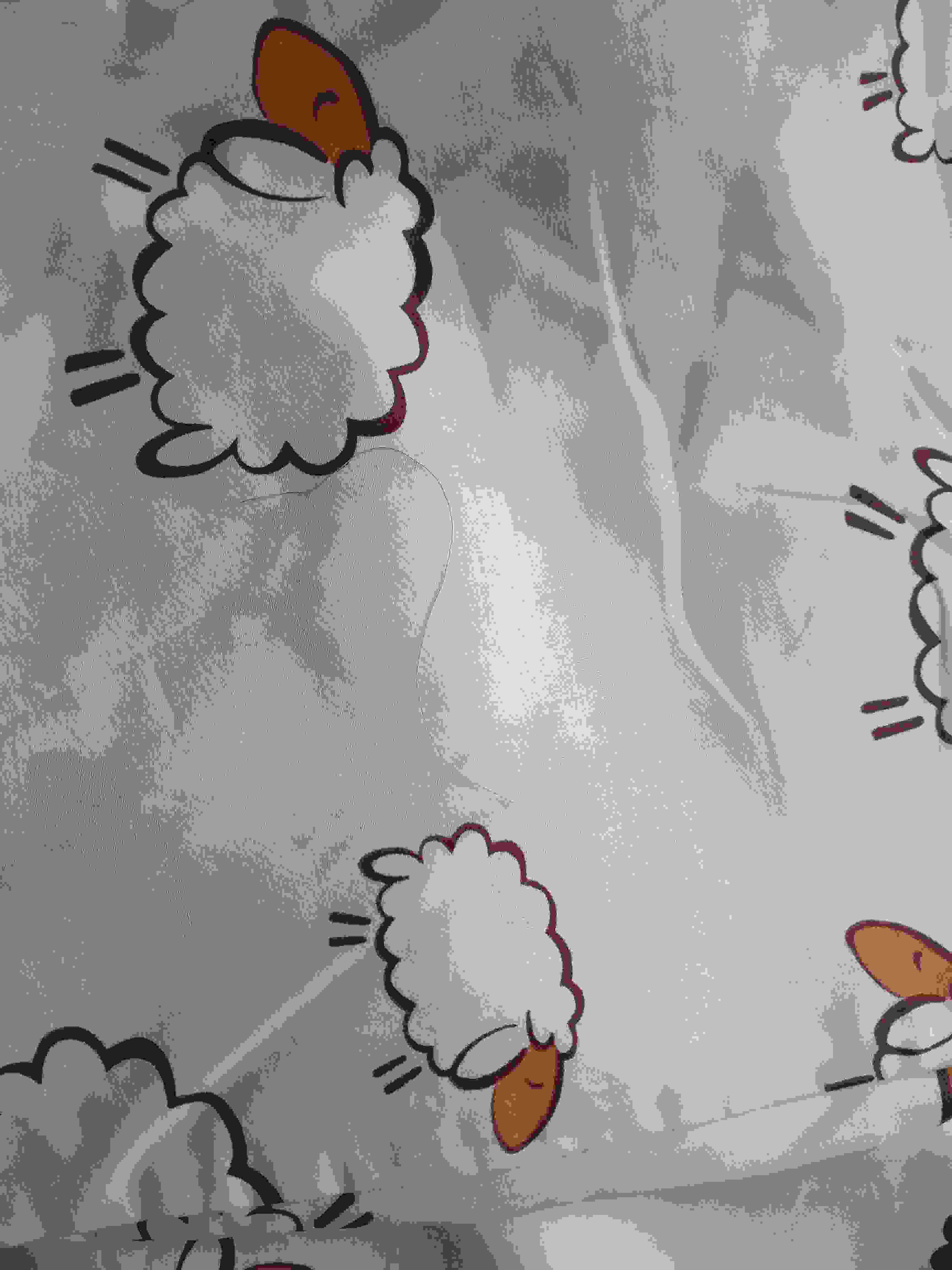 KHC Kojící těhotenský relaxační polštář Miki Obrovský Ovečky 2 EPS Pratelný potah