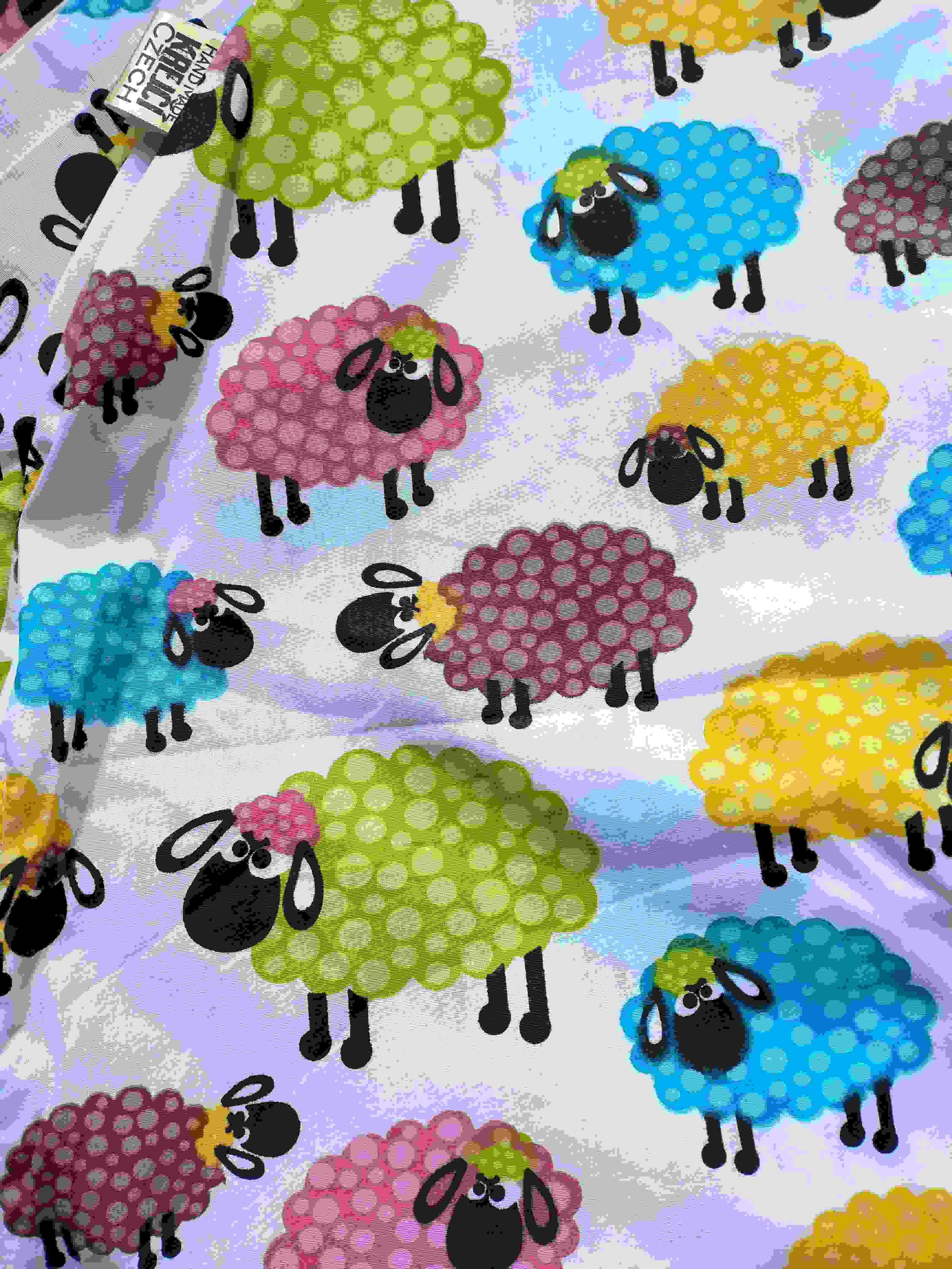 KHC Kojící těhotenský relaxační polštář Miki Obrovský Ovečky 3 EPS Pratelný potah