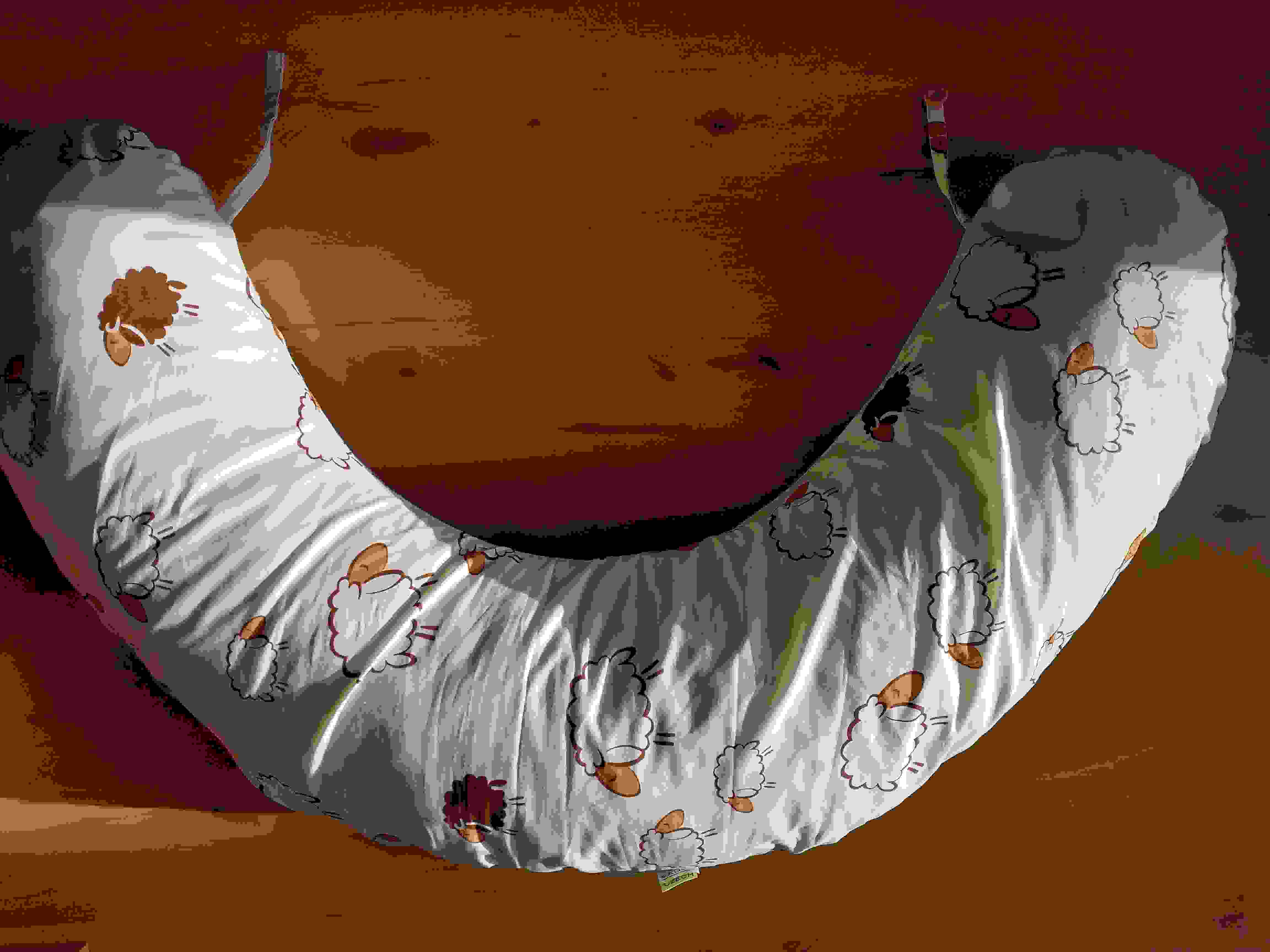 KHC Potah na kojící těhotenský polštář Miki Ovečky 2