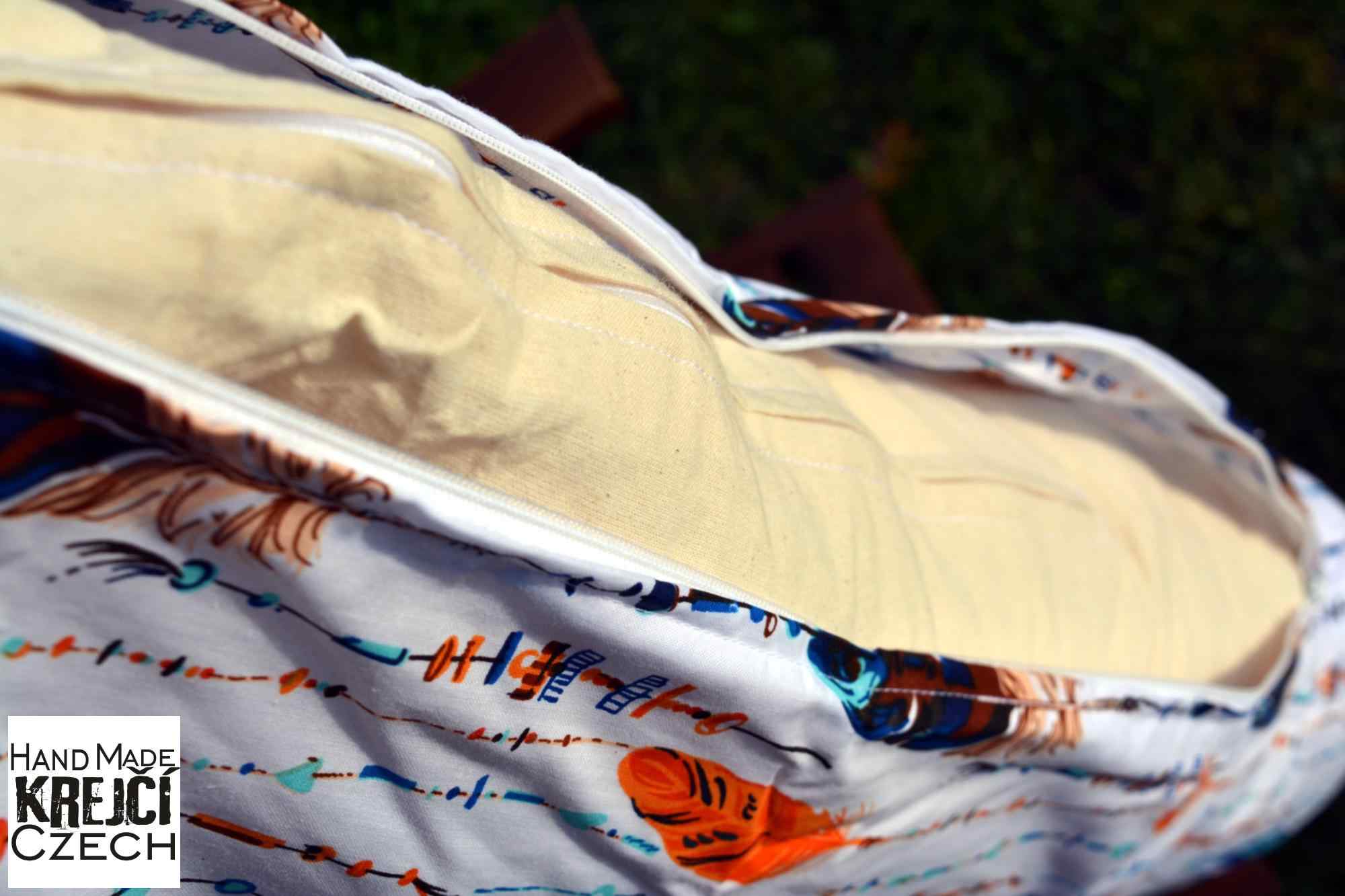 KHC Výhodný set 2ks Těhotenský a kojící polštář Zuzanka Peříčka + Náhradní potah