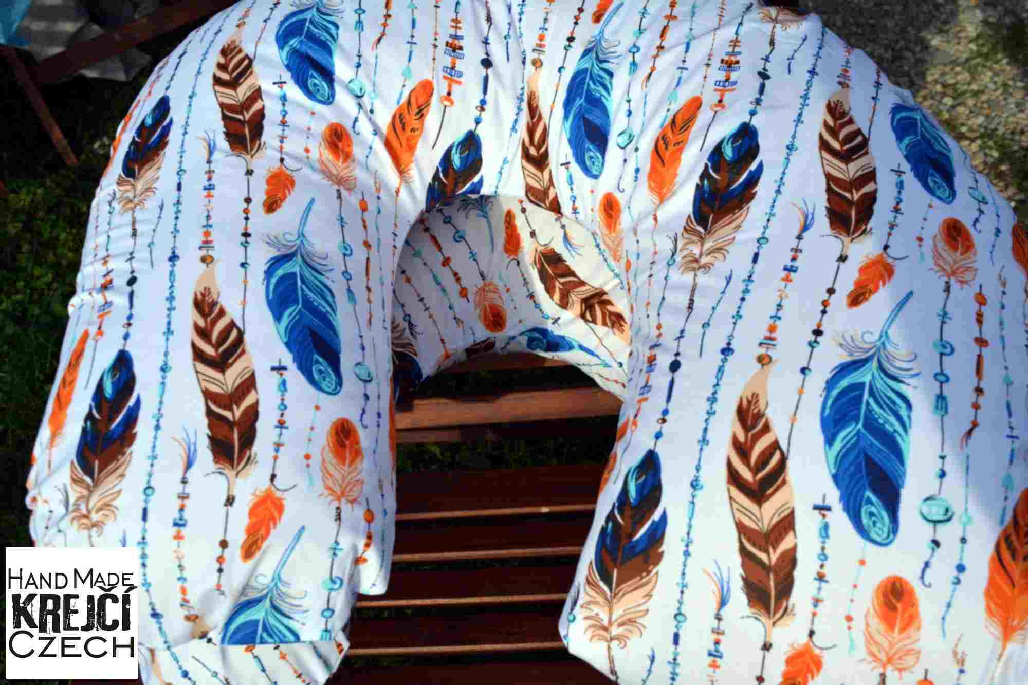 KHC Výhodný set 2ks Těhotenský a kojící polštář Zuzanka Peříčka + Náhradní potah