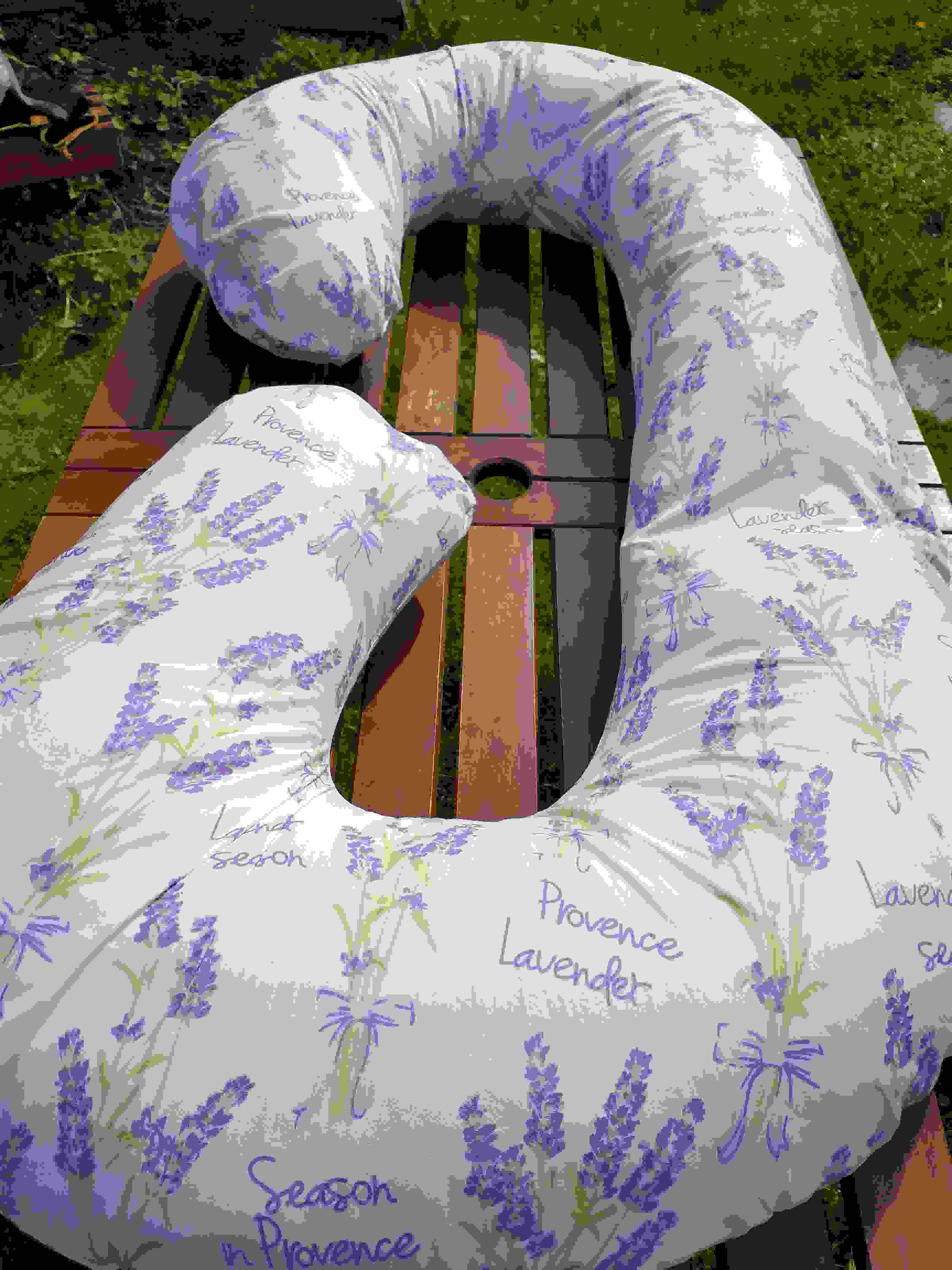 KHC Výhodný set 3ks Těhotenský kojící polštář +Zavinovačka +Mantinel Levandule