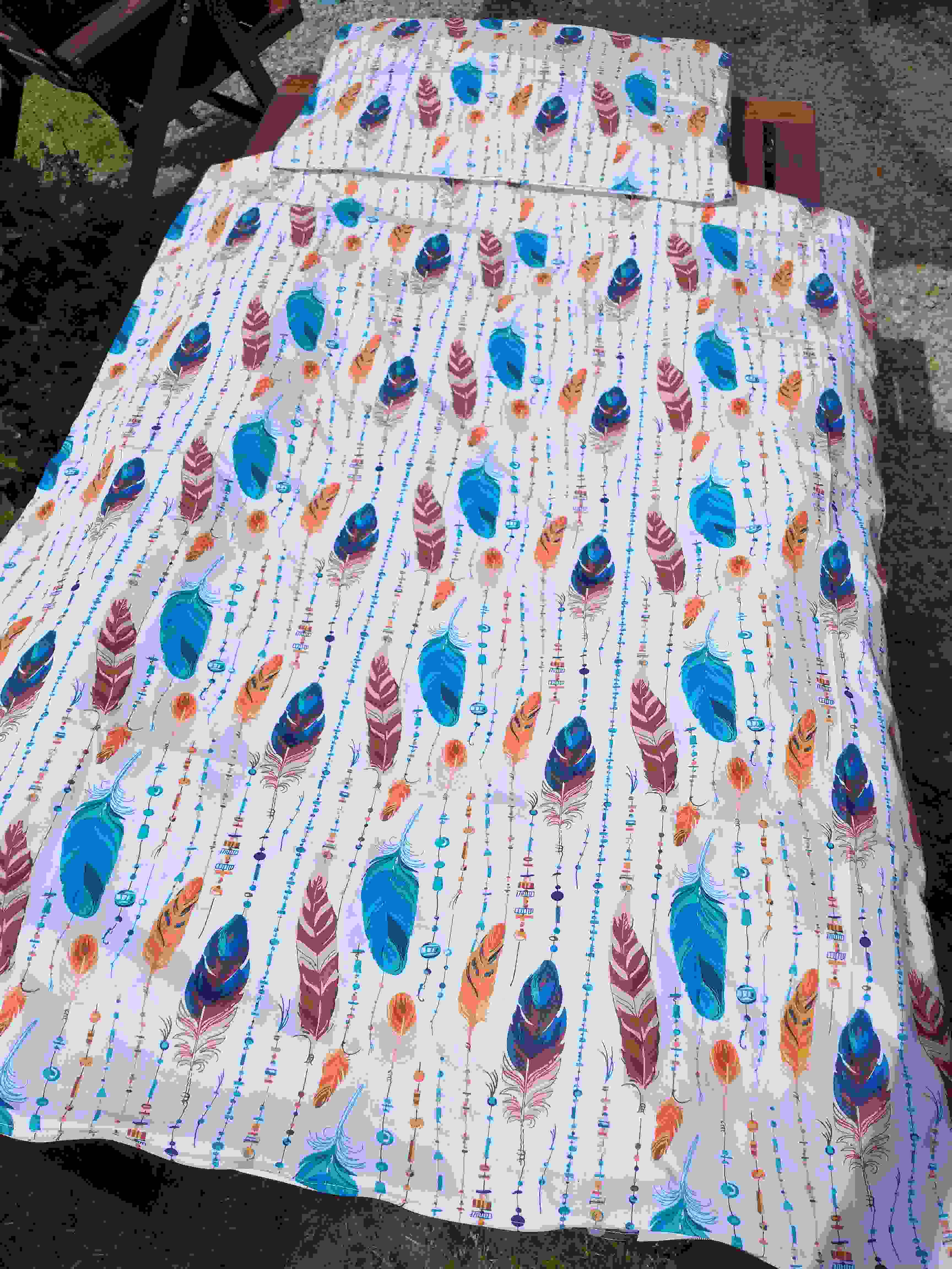 KHC Výhodný set 4ks Povlečení do postýlky 120x90+40x60+ 2x Mantinel do postýlky+ Kapsář Kytky