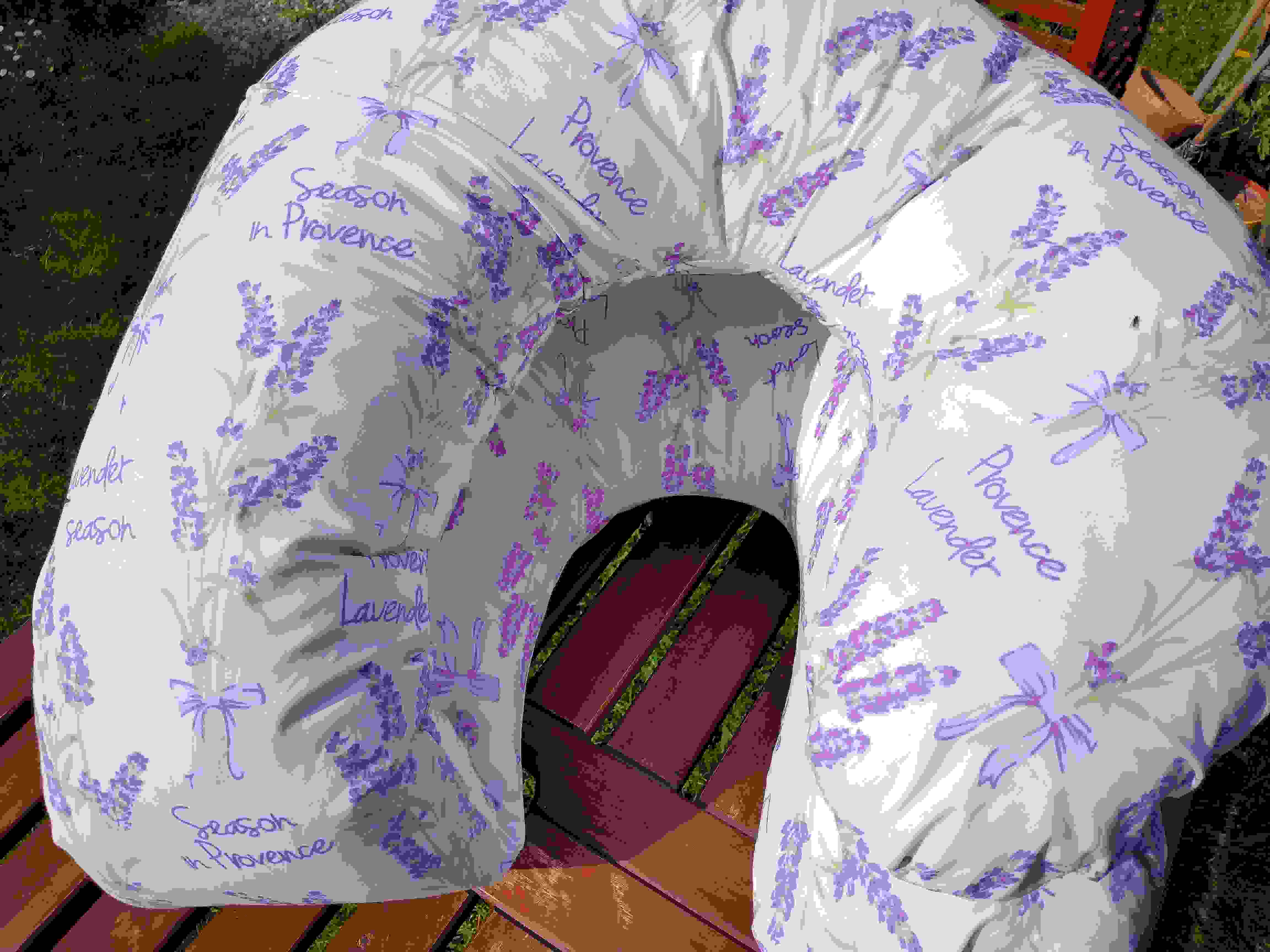 KHC Výhodný set 3ks Těhotenský kojící polštář +Zavinovačka +Mantinel Levandule