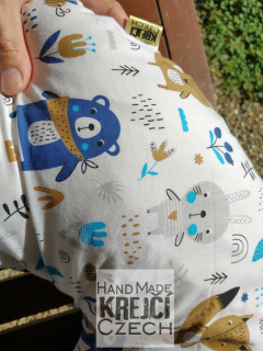 KHC Kojící těhotenský relaxační polštář Miki Obrovský Medvídci EPS Pratelný potah