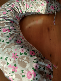 KHC Potah na kojící těhotenský polštář Miki Lišky s liščaty