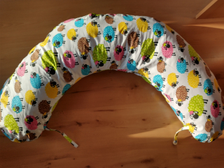 KHC Kojící těhotenský relaxační polštář Miki Obrovský Ovečky 3 EPS Pratelný potah