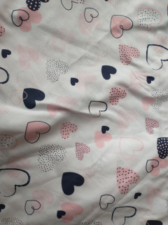 KHC Kojící těhotenský relaxační polštář Miki Obrovský Srdíčka Pratelný potah